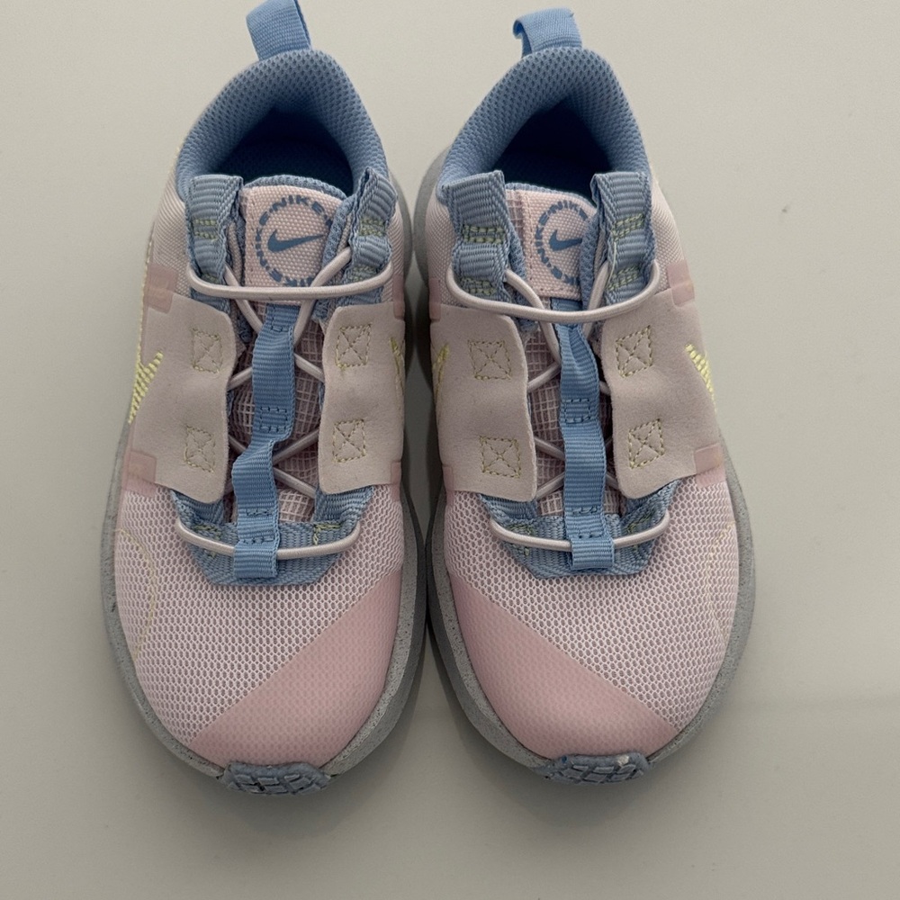 Nike Kids Light Pink and Sky Blue Sneakers